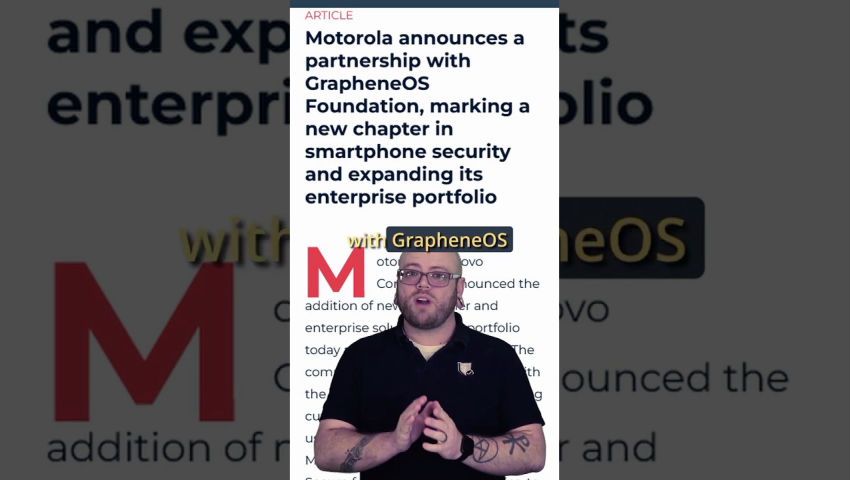GrapheneOS & Motorola Partnership Announced! #GrapheneOS #Motorola #Android